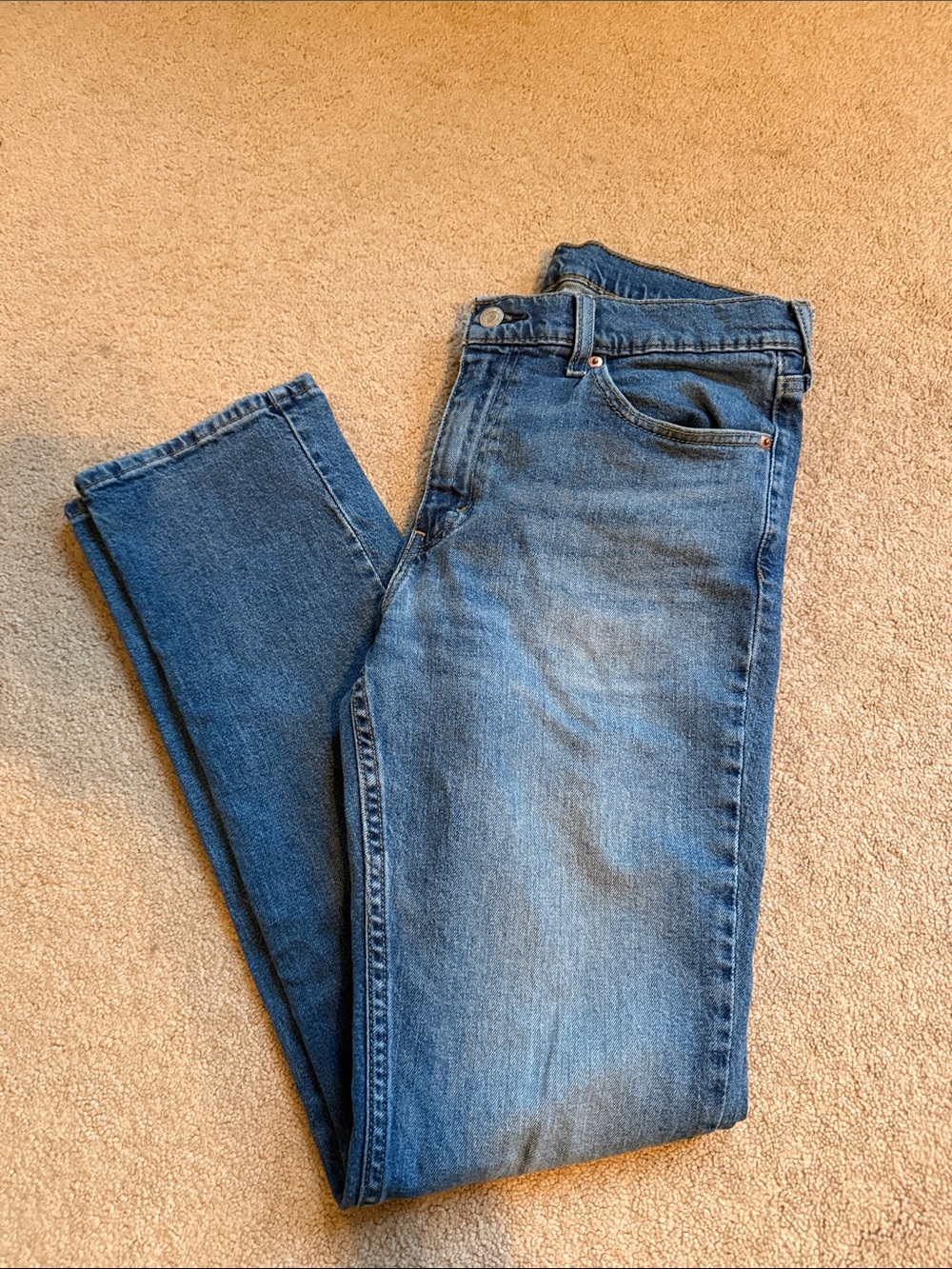 Levi's Slim Fit Blue Denim Jeans